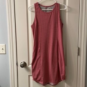 Title Nine Red and Gray Striped Dress Size Small